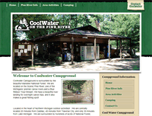 Tablet Screenshot of coolwatercamp.com